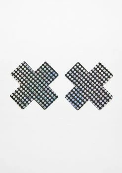 Neva Nude Rhinestone X Pasties