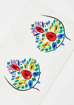 Neva Nude Pride Tribe Crystal Pasties Face & Body