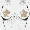 Neva Nude Burstin' Blooms Rhinestone Reusable Silicone Pasties