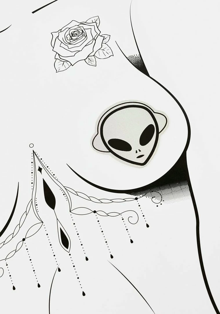 Neva Nude Holographic Alien Pasties 2 Neva Nude Holographic Alien Pasties