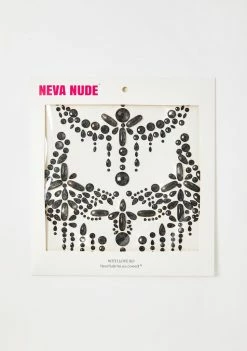 Neva Nude Face & Body Black Crystal Body Gems Set