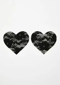 Neva Nude Lace Heart Pasties Pasties & Tatts