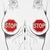 Neva Nude Red Stop Sign Pasties
