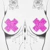 Neva Nude Party Purps Super Sparkle Cross Pasties
