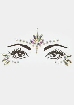 Neva Nude Star Craft Iridescent Crystal Face Gems