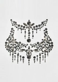 Neva Nude Face & Body Black Crystal Body Gems Set