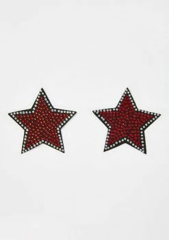 Neva Nude Rhinestone Embellished Star Pasties