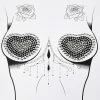 Neva Nude Crystal Heart Pasties Pasties & Tatts