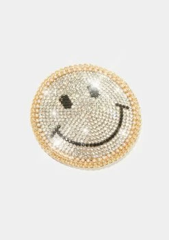 Neva Nude Smiley Face Reusable Rhinestone Pasties Pasties & Tatts