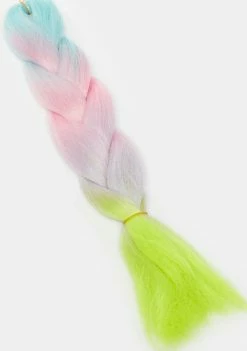 Neva Nude Multicolor Glow In The Dark Braid