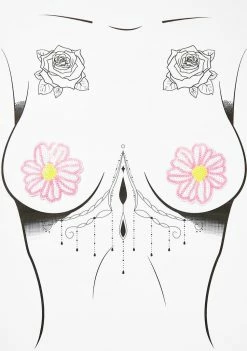 Neva Nude Lil Miss Daisy Nifty Nipztix Pasties Pasties & Tatts