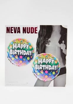 Neva Nude Pasties & Tatts Happy Birthday Balloon Pasties