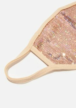 Neva Nude Peach Glitter Face Mask Face Masks