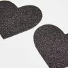 Neva Nude Pasties & Tatts Heart Glitter Pasties