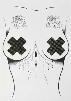 Neva Nude Black Venom Chainmail X Pasties