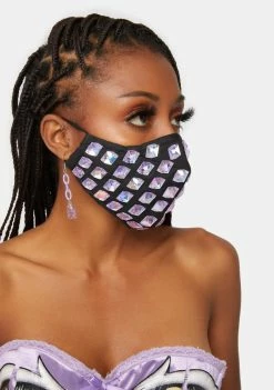 Neva Nude Face Masks Darth Sparklious Chunky Jewel Face Mask