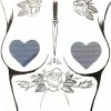Neva Nude Holographic Heart Pasties Pasties & Tatts