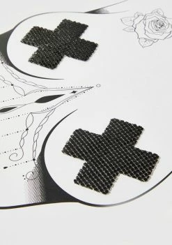 Neva Nude Black Venom Chainmail X Pasties