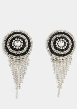 Neva Nude Rhinestone Embellished Reusable Chain Link Pasties