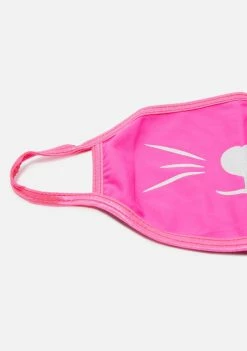 Neva Nude Pink Meow-za Face Mask Face Masks