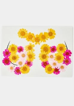 Neva Nude Pink & Yellow Flower Pasties