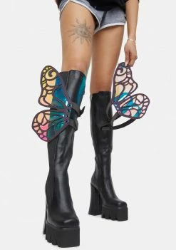 Neva Nude Butterfly Wings Shoes Strap Belts & Harnesses