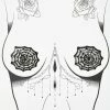 Neva Nude Sequin Spider Web UV Pasties