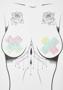 Neva Nude Smarties Party Cross Pasties