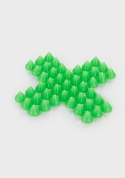 Neva Nude Pasties & Tatts Neon Green SubZero Stud X Pasties