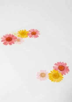 Neva Nude Face & Body Yellow Pink Flowers Face Stickers