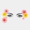 Neva Nude Face & Body Yellow Pink Flowers Face Stickers