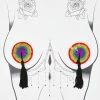 Neva Nude Rainbow Embellished Reusable Tassel Pasties