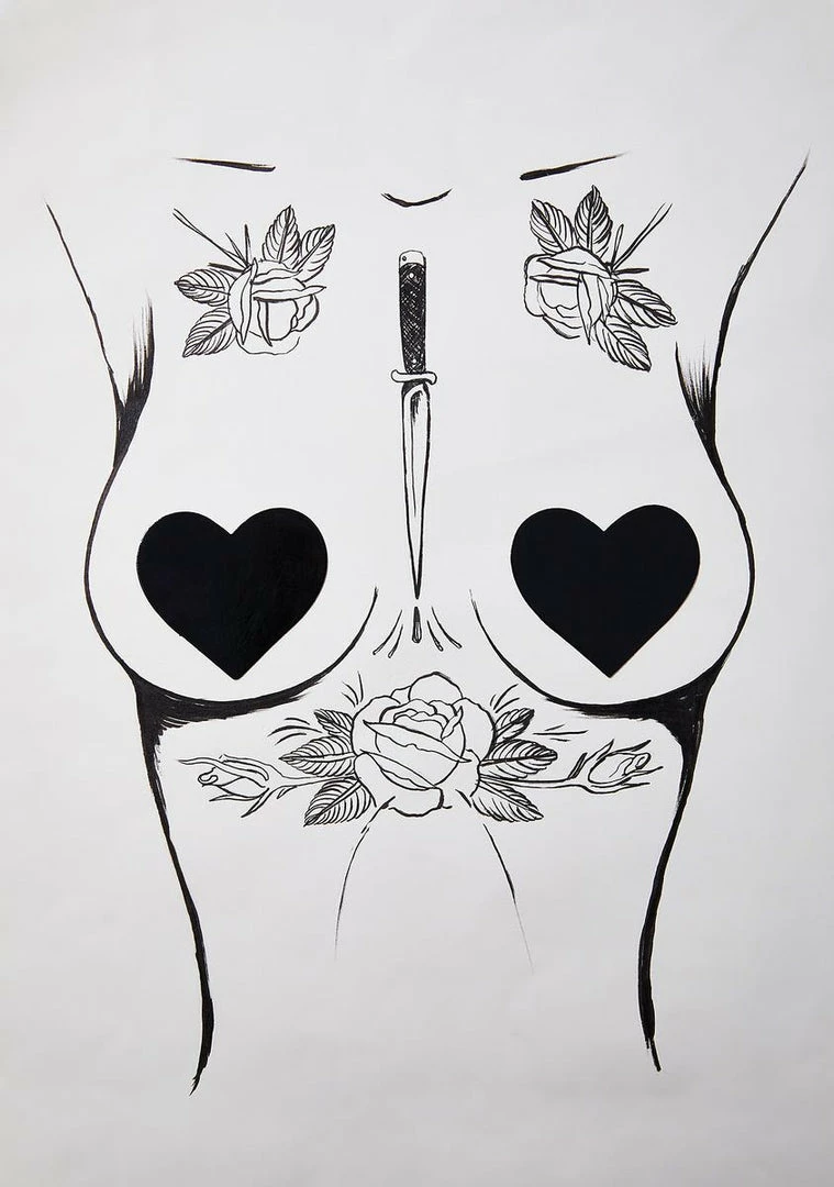 Neva Nude Dom Squad Black Wet Vinyl Heart Pasties 1 Neva Nude Dom Squad Black Wet Vinyl Heart Pasties