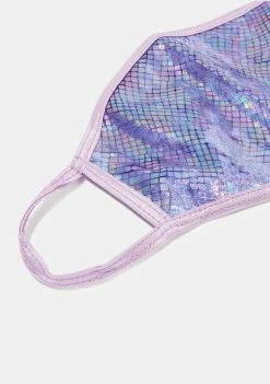 Neva Nude Purple Glitter Face Mask Face Masks