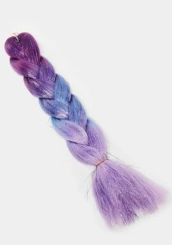Neva Nude Hair Extensions Mermaid Jumbo Braid With Tinsel