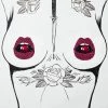 Neva Nude Cherry Poppin' Glitter Lip Pasties