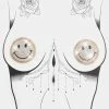 Neva Nude Smiley Face Reusable Rhinestone Pasties Pasties & Tatts