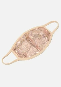 Neva Nude Peach Glitter Face Mask Face Masks