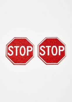 Neva Nude Red Stop Sign Pasties 3 Neva Nude Red Stop Sign Pasties