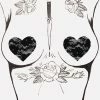 Neva Nude Lace Heart Pasties Pasties & Tatts