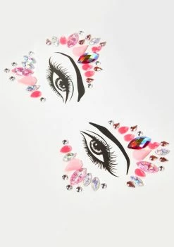 Neva Nude Face & Body Venus Pink Blacklight Crystal Face Gems