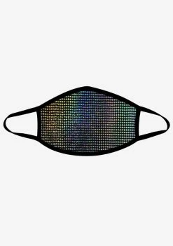 Neva Nude Disco Robot Super Holographic Face Mask