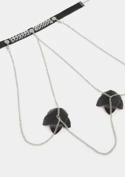 Neva Nude Queen Of The Night Reusable Chain Pasties