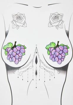 Neva Nude Grape Glitter Pasties
