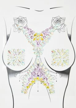 Neva Nude Legendary Zlda Crystal Pasties