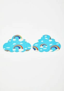 Neva Nude Pasties & Tatts Cloud Rainbow Pasties