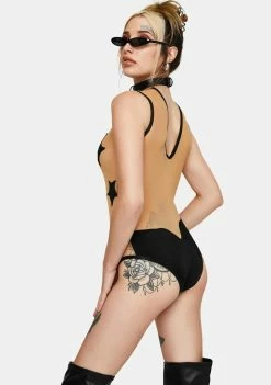 Neva Nude Black Stars Sheer Bodysuit 7 Neva Nude Black Stars Sheer Bodysuit