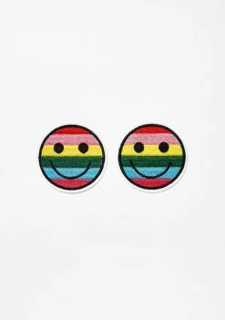 Neva Nude Rainbow Smiley Nifty Nipztix Pasties Pasties & Tatts