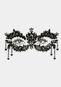 Neva Nude Eye Gems Prima Donna Masquerade Crystal Jewel Face Sticker