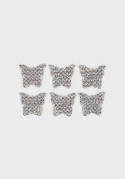 Neva Nude Pasties & Tatts Bling Butterfly 6 Pack Mini Pasties